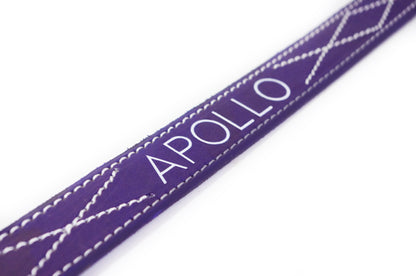 Purple Dog Collar - Custom Name